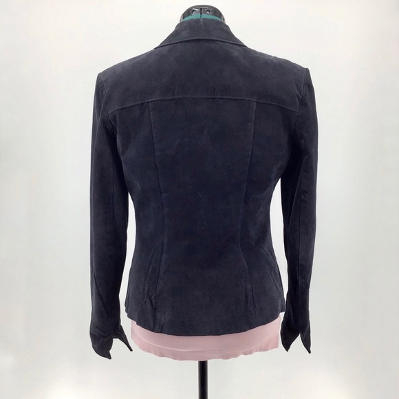 Originaux par Pablo Vintage Navy Suede Blazer, M - Picture 4 of 16